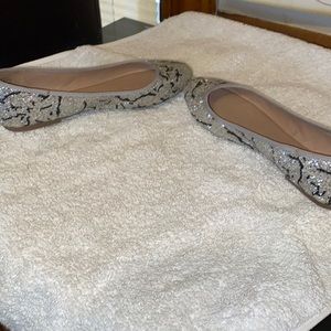 Super cute Mix no 6 sparkle flats